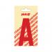 NOBEL ZELFKL. LETTERS ROOD 90 MM. A