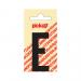 NOBEL ZELFKL. LETTERS ZWART 60 MM. E