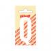 NOBEL ZELFKL. LETTERS WIT 60 MM. Q