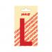 NOBEL ZELFKL. LETTERS ROOD 90 MM. L