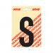 NOBEL ZELFKL. LETTERS ZWART 120 MM. S