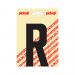 NOBEL ZELFKL. LETTERS ZWART 120 MM. R