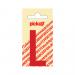 NOBEL ZELFKL. LETTERS ROOD 60 MM. L