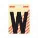 NOBEL ZELFKL. LETTERS ZWART 120 MM. W