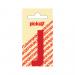 NOBEL ZELFKL. LETTERS ROOD 60 MM. J