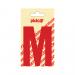 NOBEL ZELFKL. LETTERS ROOD 90 MM. M