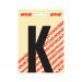 NOBEL ZELFKL. LETTERS ZWART 120 MM. K
