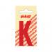 NOBEL ZELFKL. LETTERS ROOD 60 MM. K