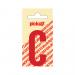 NOBEL ZELFKL. LETTERS ROOD 60 MM. C