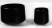 STOELDOP ROND 32MM. ZWART
