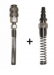 SNELKOPPELING+ADAPTER OP SPIRAAL 6X8MM