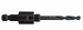 MILWAUKEE GATZAAG ADAPTER HEX 9.5