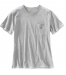 CARHARTT T-SHIRT DAMES LSEFIT H.GREY S