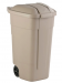 VUILBAK OP WIELEN 110L BEIGE