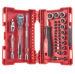 MILWAUKEE SET DOUILLES ET CLES A CLIQUET 1/4" avec Embouts