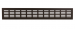 Renson Grille D'Aeration ALU 381 500x80mm Structure 9005 (Noir)