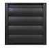 Renson Grille De Hotte en Applique ALU 433 173x173mm Sturcture 9005 (Noir) 