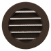 Renson Grille Ronde a Encastrer 434/RE ALU (Dia 100) Structure (Noir)