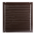 RENSON ROOSTER 437 250X250MM BRUIN