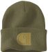 CARHARTT KNIT CUFFED PATCH BEANIE GREEN