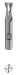 KRINO Fraise cylindrique 2.0 MM WELDON