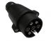 STEKKER 7 POLIG PVC INOX CONTACT