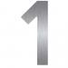 HDD HUISNUMMER PLAT 1 INOX PLUS