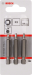 BOSCH BITS VIERKANT R1 49MM 3ST.