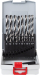 BOSCH ProBox 19 forets hélicoïdaux HSS PointTeQ, 1 - 10 mm