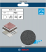 BOSCH Disque abrasif PRO F355, 125 mm, G80, 10 pièces