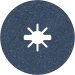 BOSCH Disque sur fibres PRO R574 X-Lock, 125 mm, G36