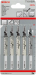 BOSCH WIPZAAGBLAD T101BR HOUT 5ST.