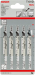 BOSCH WIPZAAGBLAD T101D HOUT 5ST.