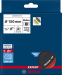 BOSCH Plateau de ponçage multi-trous EXPERT pour Bosch, 150 mm, Medium