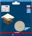 BOSCH Abrasif réticulé EXPERT M480 pour ponceuses excentriques 125 mm, G 80 5 pces