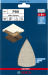 BOSCH Abrasif réticulé EXPERT M480 pour ponceuses Multi 100 x 150 mm, G 80, 10 pièces