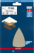 BOSCH Abrasif réticulé EXPERT M480 pour ponceuses Multi 100 x 150 mm, G 180, 10 pièces