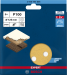 BOSCH Feuille abrasive EXPERT C470 à 8 trous pour ponceuses excentriques 125 mm, G 100, 5 pièces