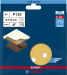 BOSCH Feuille abrasive EXPERT C470 à 8 trous pour ponceuses excentriques 125 mm, G 120, 5 pièces