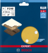 BOSCH Feuille abrasive EXPERT C470 à 6 trous pour ponceuses excentriques 150 mm, G 240, 5 pièces