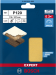 BOSCH Feuille abrasive EXPERT C470 à 6 trous pour ponceuses excentriques 115 x 107 mm, G 120, 10 pièces