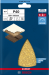 BOSCH Feuille abrasive EXPERT C470 à 7 trous pour ponceuses Multi 100 x 150 mm, G 40, 10 pièces