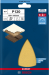 BOSCH Feuille abrasive EXPERT C470 à 7 trous pour ponceuses Multi 100 x 150 mm, G 120, 10 pièces
