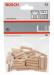 CHEVILLES EN BOIS 6 MM, 30 MM 50PC