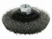 BROSSE CONIQUE D100X10MM FIL ONDULE M14