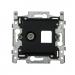 NIKO STOPCONTACT COAX+RJ45 ZWART