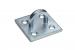 MUURPLAAT VERZINKT 55X55MM