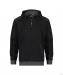 DASSY HOODIE MET KAP INDY ZWART/GR. 2XL