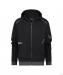 DASSY HOODIE LUNAX ZWART/GRIJS L