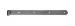 Penture droite bout arrondi 400x13x40mm
